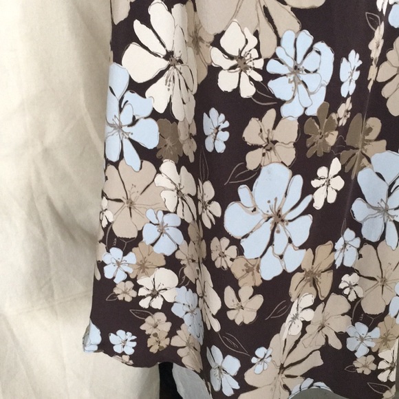 J crew floral bias cut A line pure silk skirt 2 - Picture 8 of 8